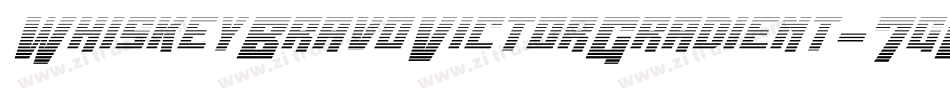 WhiskeyBravoVictorGradient-7g6E字体转换