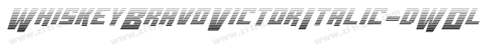WhiskeyBravoVictorItalic-dWOl字体转换 WhiskeyBravoVictorItalic-dWOl字体转换