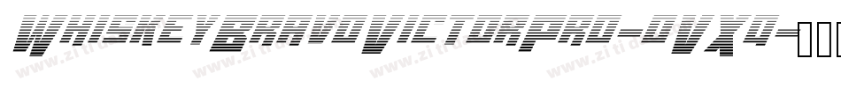 WhiskeyBravoVictorPro-oVXq字体转换