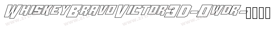WhiskeyBravoVictor3D-0wdr字体转换