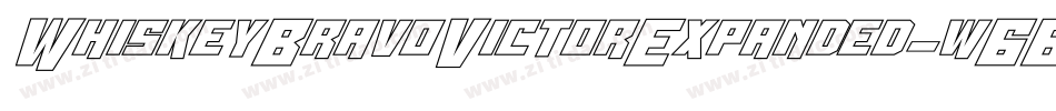 WhiskeyBravoVictorExpanded-w6B2字体转换 WhiskeyBravoVictorExpanded-w6B2字体转换
