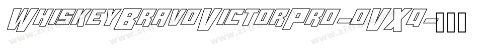 WhiskeyBravoVictorPro-oVXq字体转换