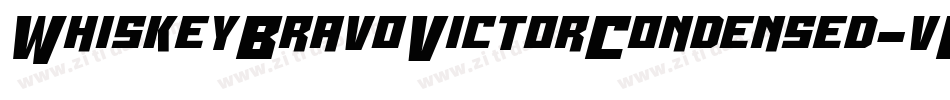 WhiskeyBravoVictorCondensed-v6RZ字体转换 WhiskeyBravoVictorCondensed-v6RZ字体转换
