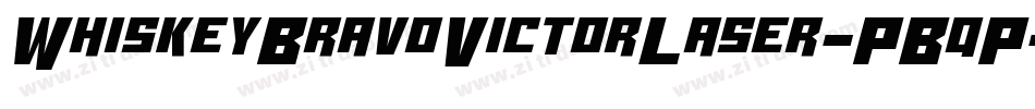 WhiskeyBravoVictorLaser-PBqP字体转换