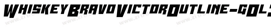 WhiskeyBravoVictorOutline-gOl3字体转换