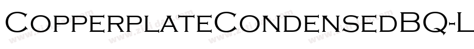 CopperplateCondensedBQ-Light字体转换