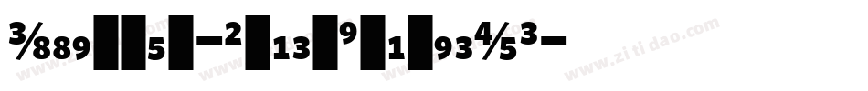 Whitney-BlackItalicSC字体转换