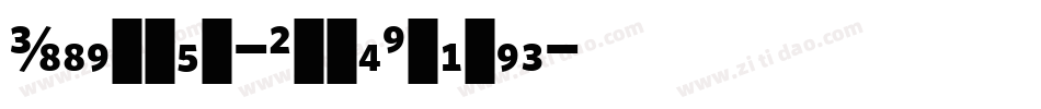 Whitney-BoldItalic字体转换