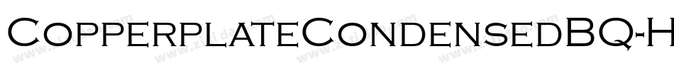 CopperplateCondensedBQ-Heavy字体转换