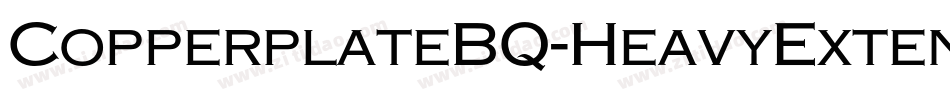CopperplateBQ-HeavyExtended字体转换