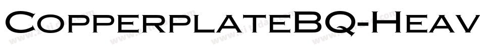 CopperplateBQ-HeavyExtended字体转换
