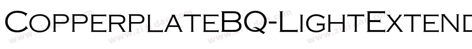CopperplateBQ-LightExtended字体转换