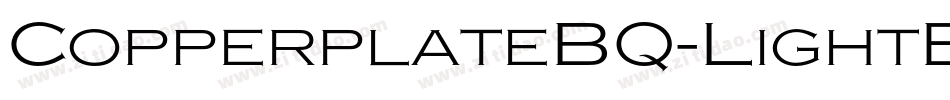 CopperplateBQ-LightExtended字体转换