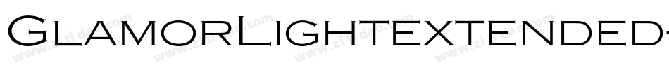 GlamorLightextended-YzEDj字体转换