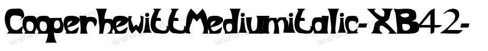 CooperhewittMediumitalic-XB42字体转换