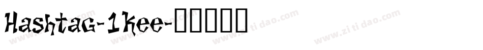 Hashtag-1Kee字体转换