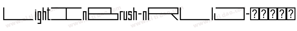 LightInBrush-nRLlJ字体转换 LightInBrush-nRLlJ字体转换