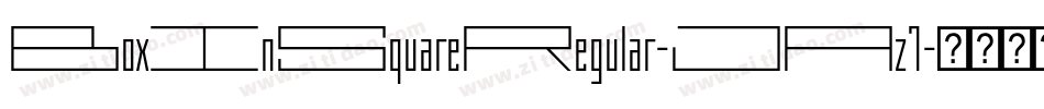 BoxInSquareRegular-JAz7字体转换