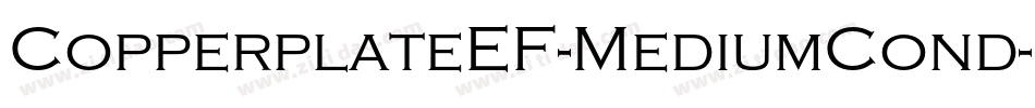 CopperplateEF-MediumCond字体转换