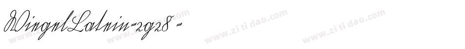 WiegelLatein-2g28字体转换