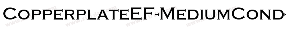 CopperplateEF-MediumCond字体转换