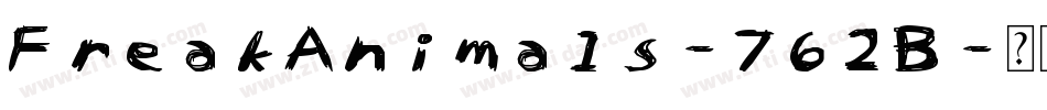 FreakAnimals-762B字体转换