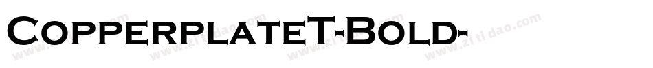 CopperplateT-Bold字体转换