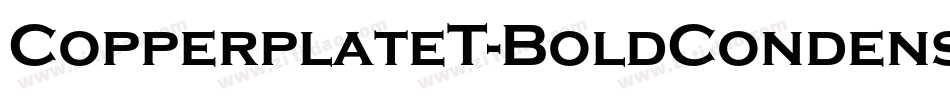 CopperplateT-BoldCondensed字体转换