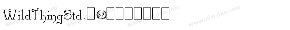 WildThingStd字体转换