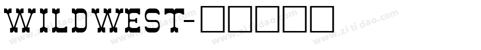 WildWest字体转换