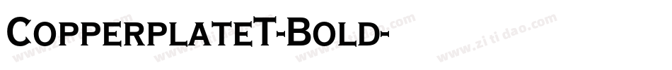 CopperplateT-Bold字体转换