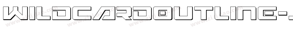 WildcardOutline-jzj0字体转换