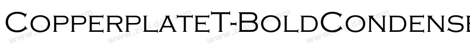 CopperplateT-BoldCondensed字体转换