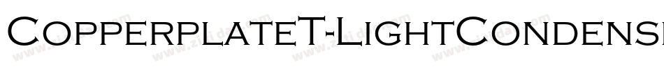 CopperplateT-LightCondensed字体转换