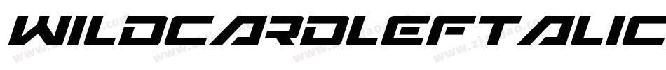 WildcardLeftalic-YZv4字体转换