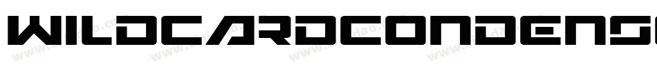 WildcardCondensedItalic-63dA字体转换