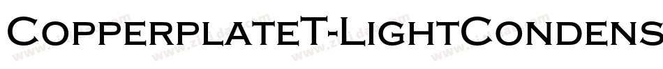 CopperplateT-LightCondensed字体转换