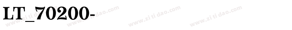 LT_70200字体转换