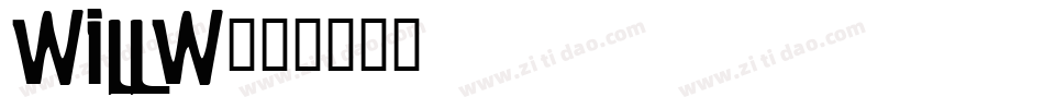 WILLW字体转换