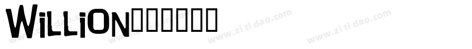 Willion字体转换