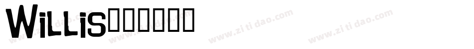 Willis字体转换