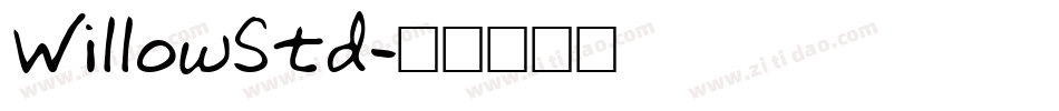 WillowStd字体转换