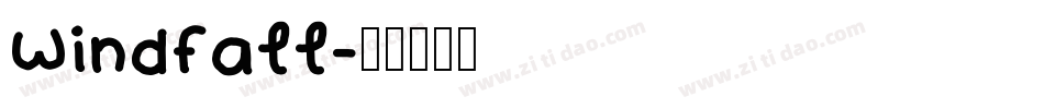 Windfall字体转换