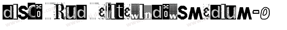 DiscoGrudgeLiteWindowsMedium-0zwv字体转换
