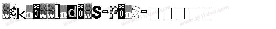 WeknowWindows-PonZ字体转换