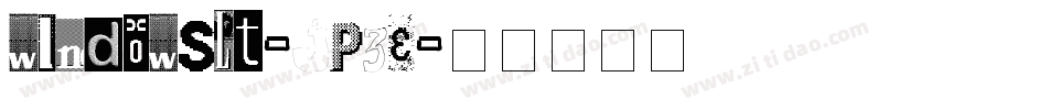 WindowsLt-Jp3E字体转换