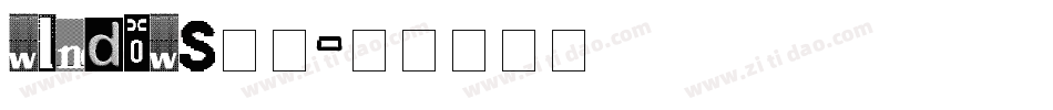 Windows楷体字体转换