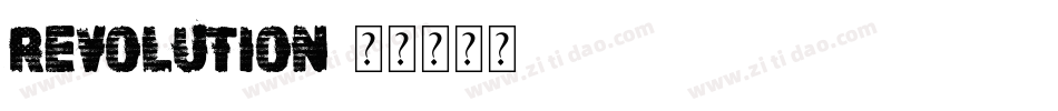 Revolution字体转换