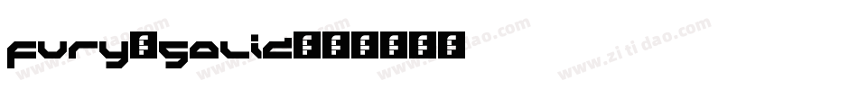 Fury-Solid字体转换