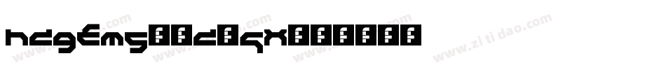 HdGems4-d5qX字体转换